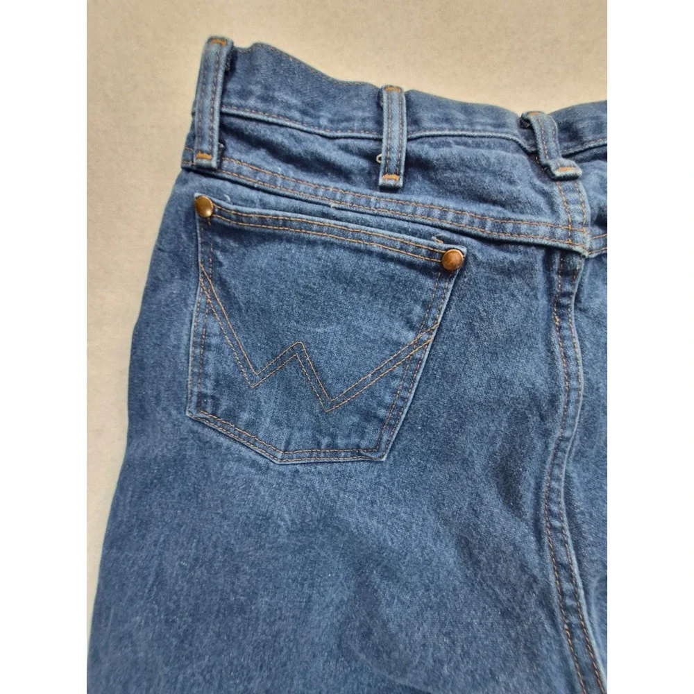 Wrangler 13MWZ Cowboy Cut Original Fit Jeans Men's 34x30 Western Denim Blue